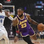 LeBron, en el partido ante los Magic
