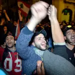Los manifestantes y la Policía antidisturbios volvieron a enfrentarse ayer en las calles de Beirut