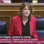Dolores Delgado interpela a Antonio Hernando en el Congreso