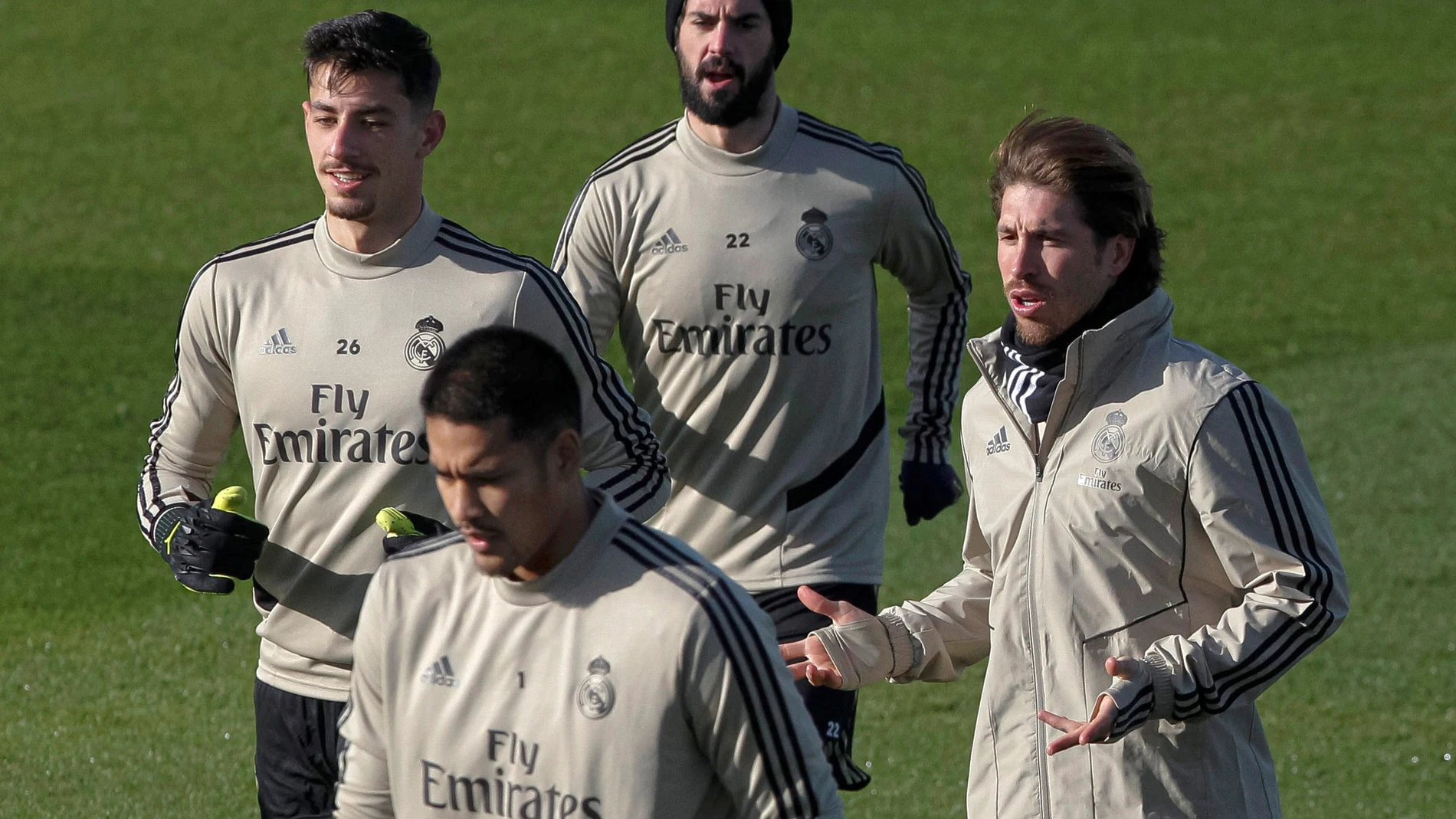 Entrenamiento del Real Madrid