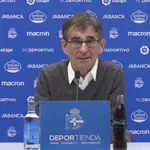 Fernando Vázquez, entrenador del Deportivo de la Coruña, en rueda de prensaRC DEPORTIVO17/01/2020