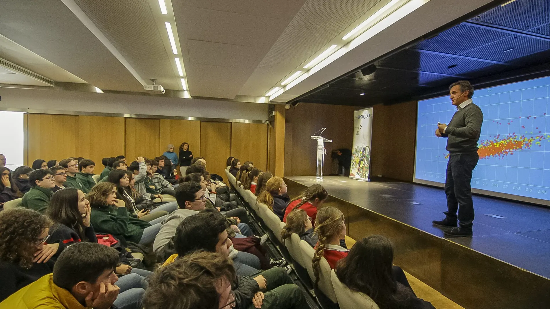 Sesión del programa de educación en emprendimiento "Im Growlaber" organizado por Cesur y ec2ce en Sevilla
