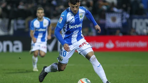 José Arnaiz con el Leganés.