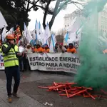  Los trabajadores de Alcoa vuelven a protestar en Madrid