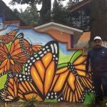 El activista mexicano Homero Gómez habría creado un santuario en Michoacán dedicado a la mariposa monarcaTWITTER DE HOMERO GÓMEZ22/01/2020