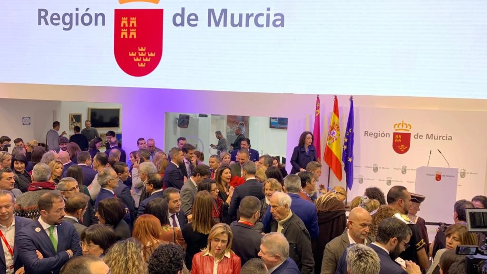 El estand de la Región de Murcia en Fitur 2020
