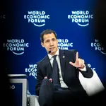 Juan Guaidó en el foro de Davos