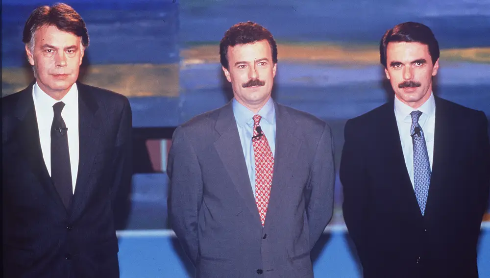 Manuel Campo Vidal moderó en 1993 el debate entre Felipe González y José María Aznar