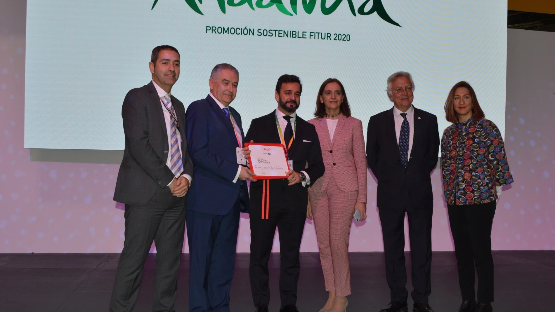 Turismo.-Fitur.-Andalucía recibe el premio al expositor sostenible por su apuesta por la reducción del impacto ambiental