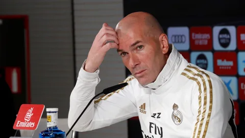 Zinedine Zidane, en Valdebebas