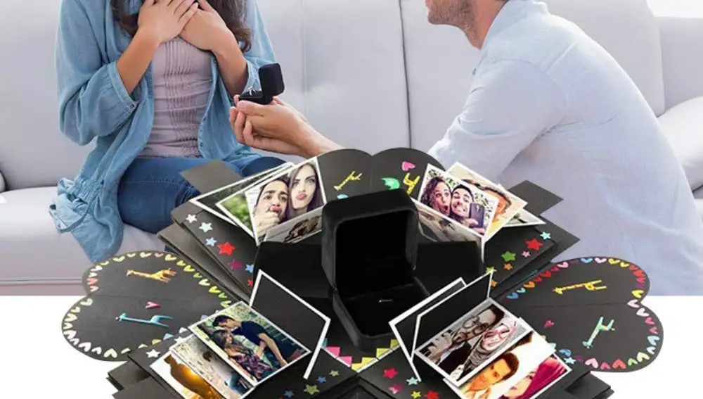 Caja sorpresa regalo de San Valentín