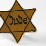 Estrella de David que los judíos llevaban cosida en la ropa
