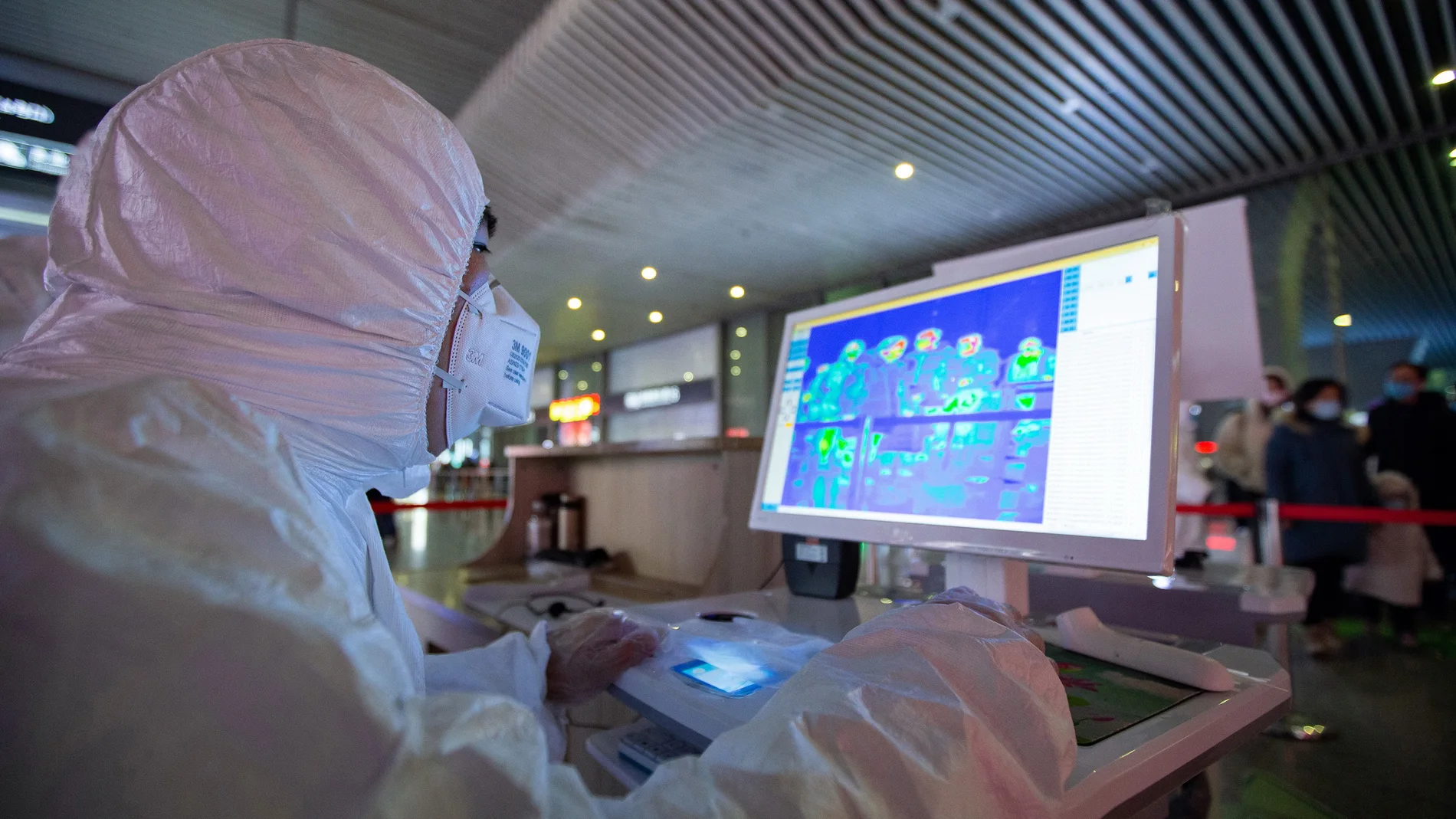China coronavirous outbreak thermal screening