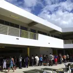 Desalojo de un instituto en Puerto Rico tras el terremoto de la pasada semana