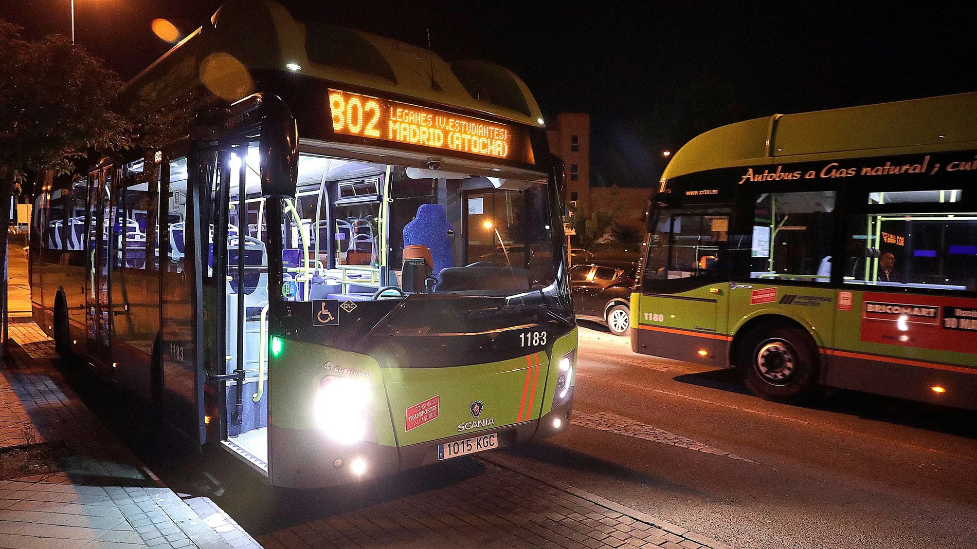 Autobús nocturno del Consorcio Regional de Transportes de Madrid