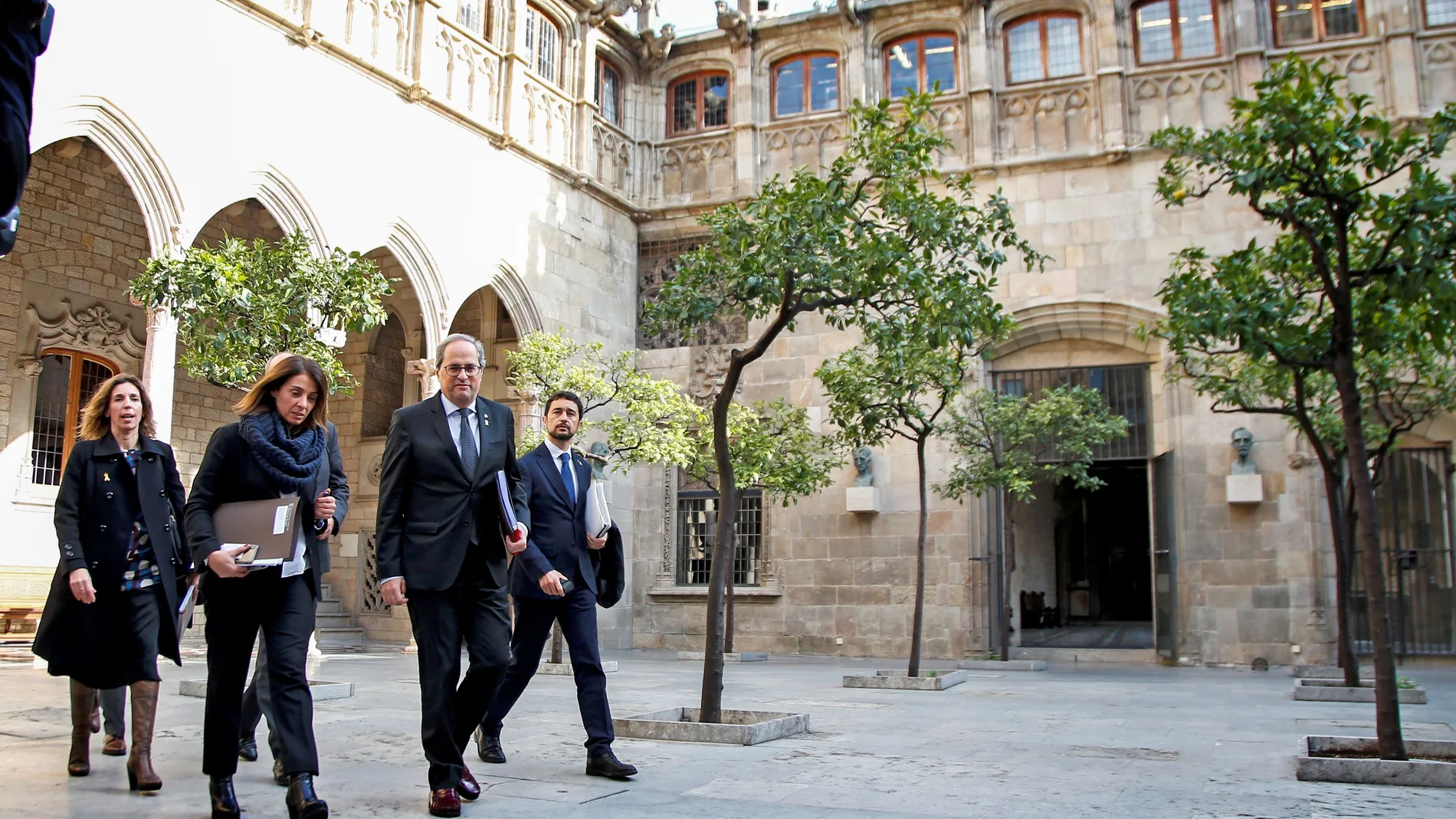 Reunión del gobierno catalán
