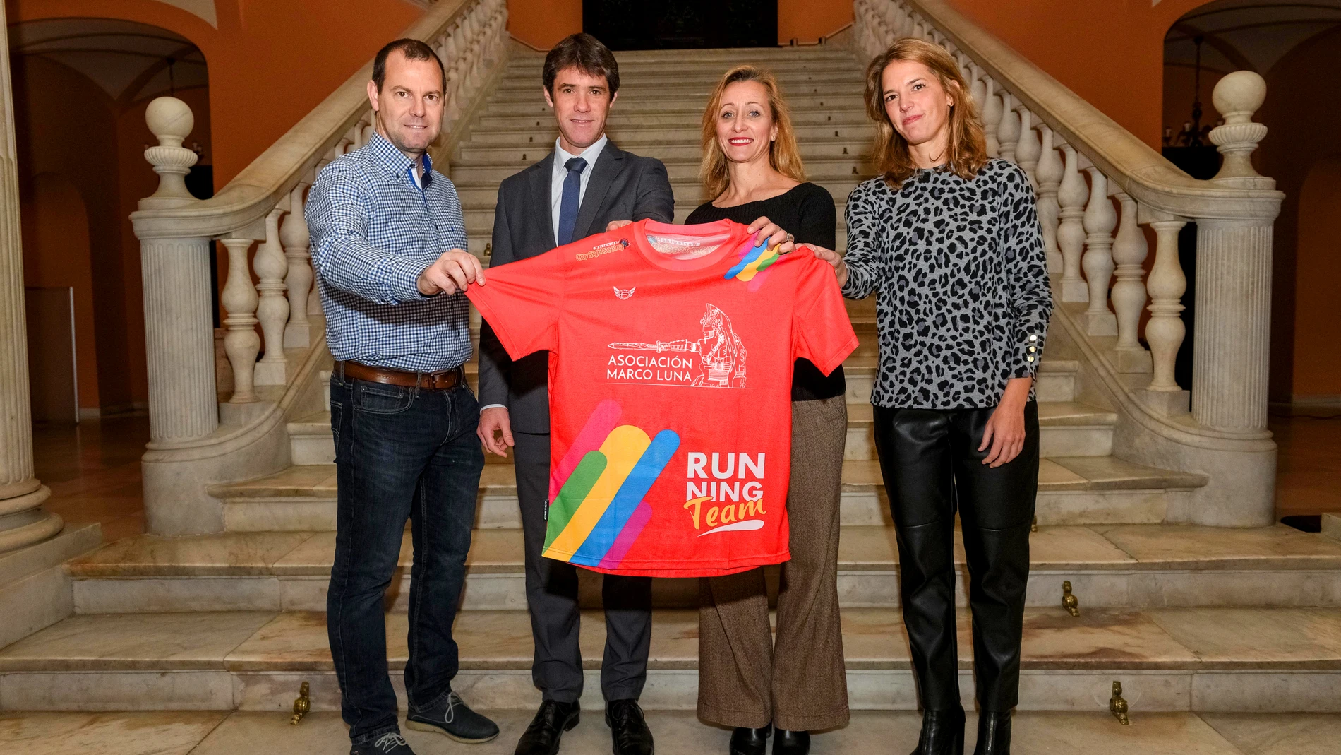 De izquierda a derecha, Javier Gavela; David Guevara; Eva Luna; y María Molina