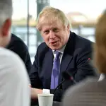 Boris Johnson durante una visita en la Universidad de Sunderland. Paul Ellis/Pool via REUTERS