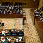 Plano General de la Sesion del Pleno de la Asamblea de Madrid.