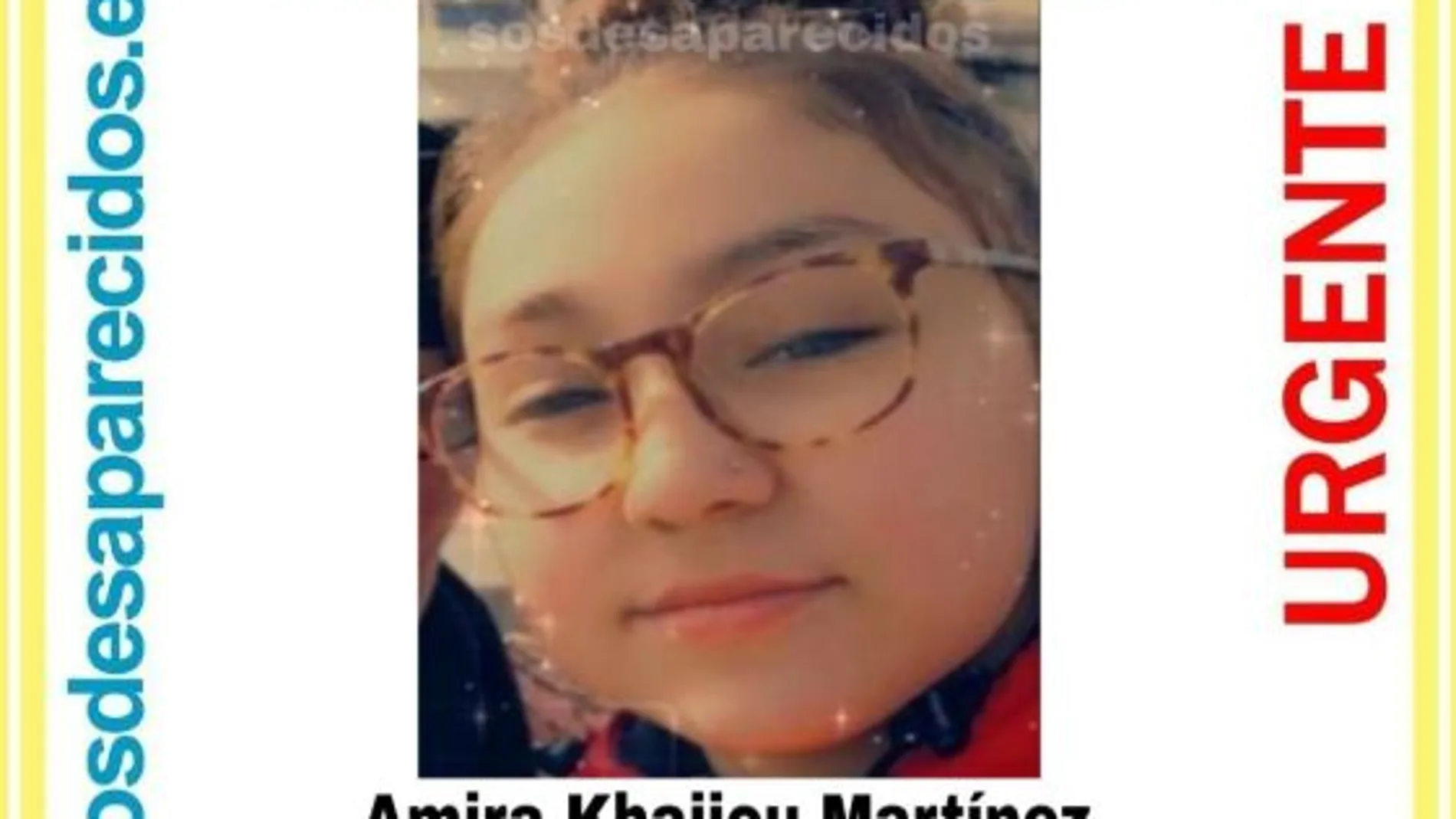 La menor de 15 años desaparecida Amira Khajjou Martínez