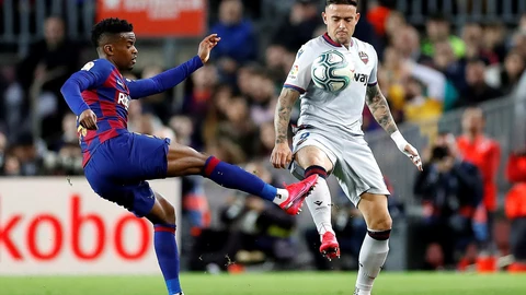 GRAF3397. BARCELONA (ESPAÑA), 02/02/2020.- Nelson Semedo con el Barcelona. EFE/Alberto Estévez