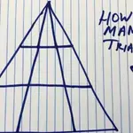 Reto viral triángulos