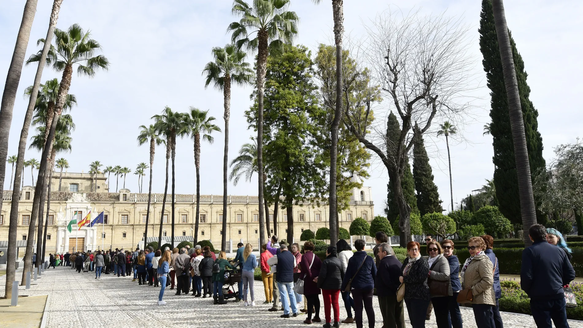 Exterior del Parlamento andaluz