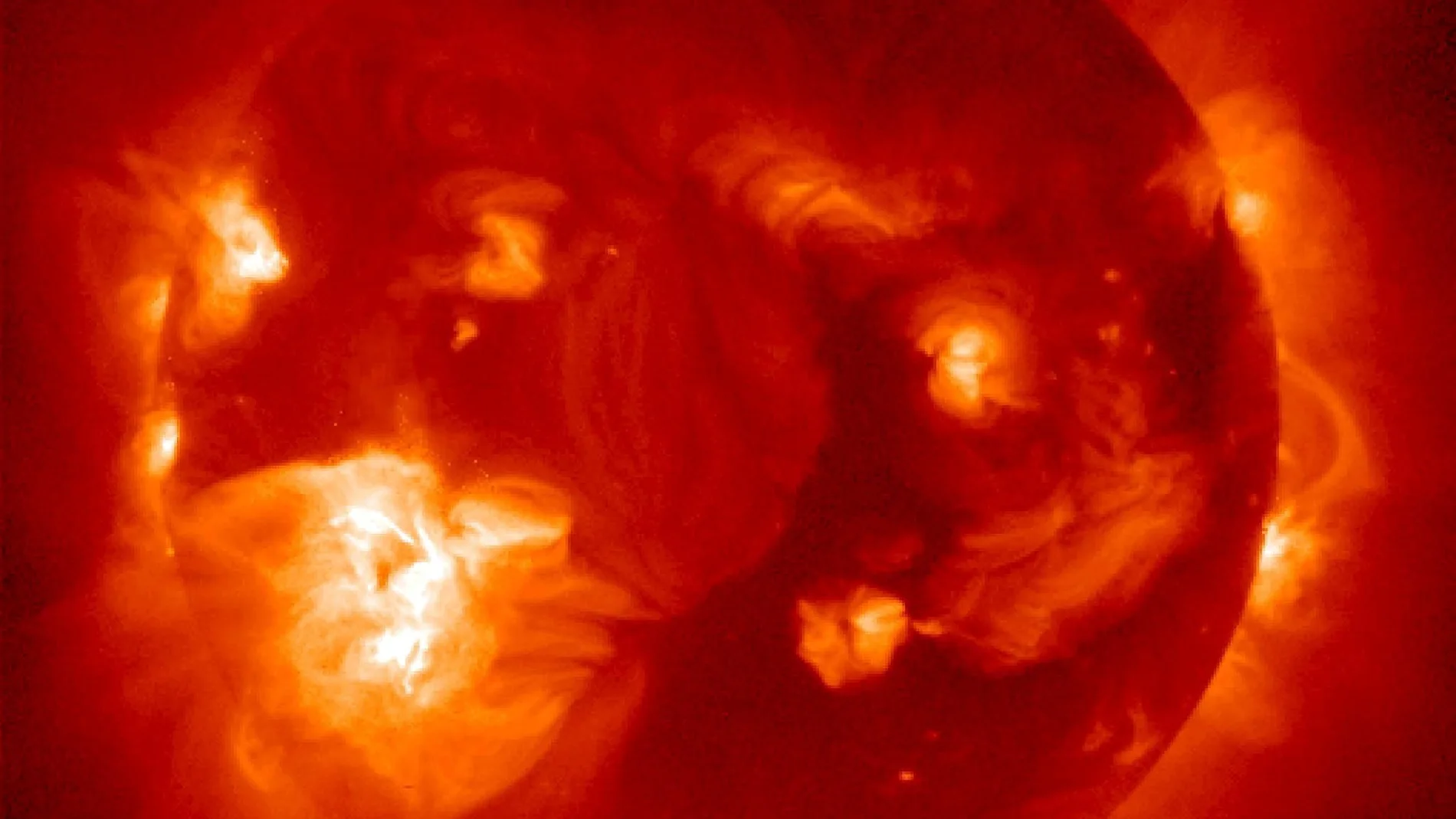 En la imagen, fotografía de archivo de una tormenta solar proporcionada por la NASA | Fuente: Reuters/Nasa