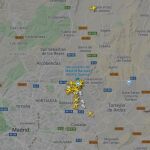 Los aviones, en tierra