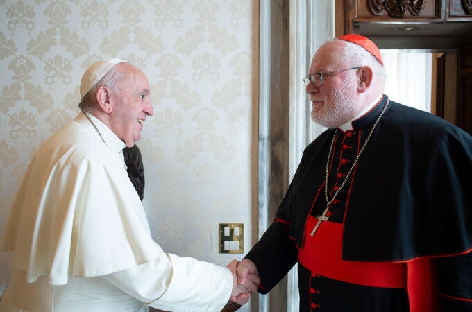El Papa recibe al presidente de la Conferencia Episcopal alemana, el cardenal Reinhard Marx