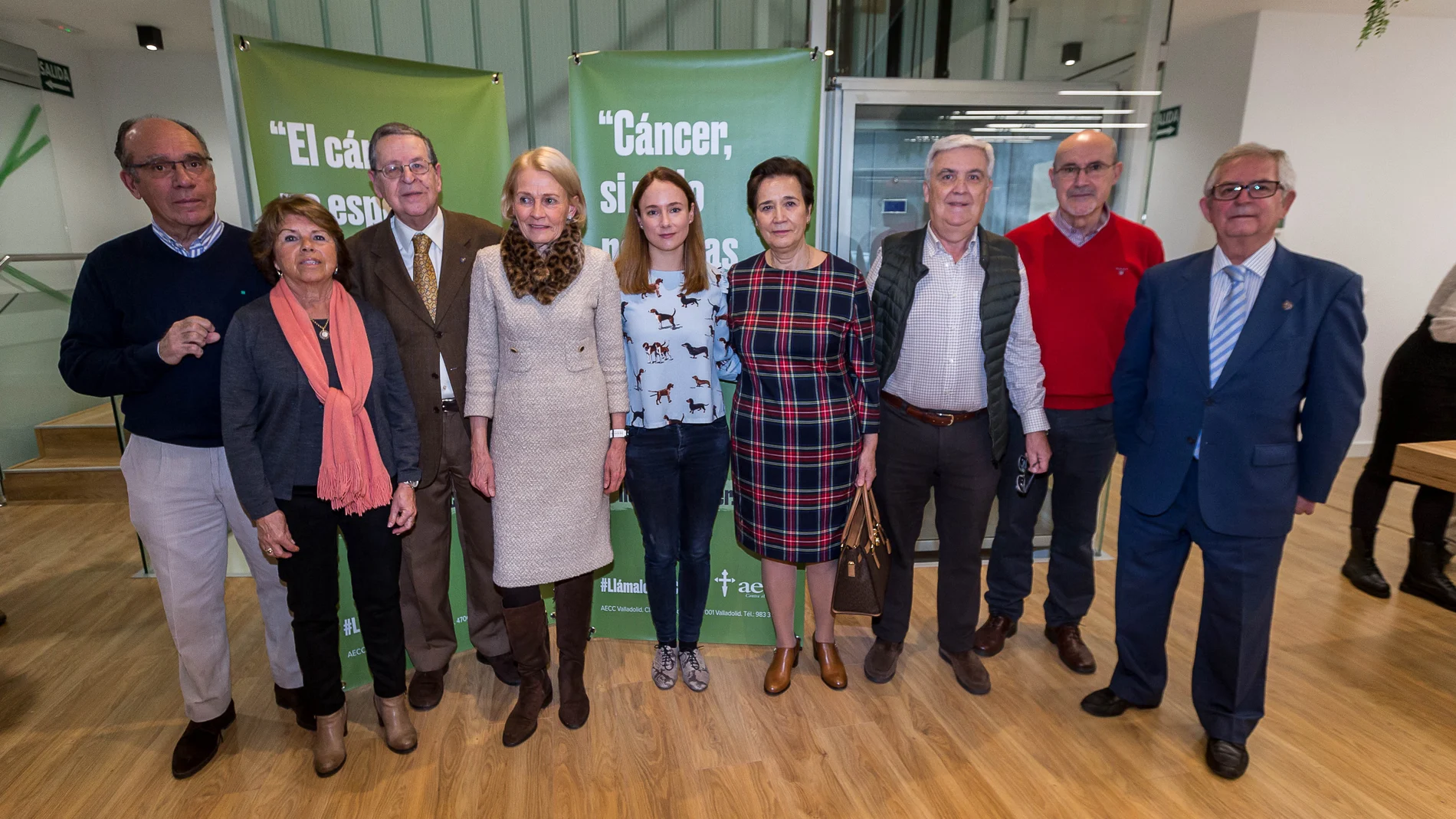 El equipo de la AECC de Valladolid inaugura su nueva sede con motivo del Día Mundial contra el Cáncer en febrero de este año