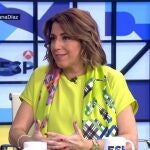 Susana Díaz, este martes en el programa Espejo Público