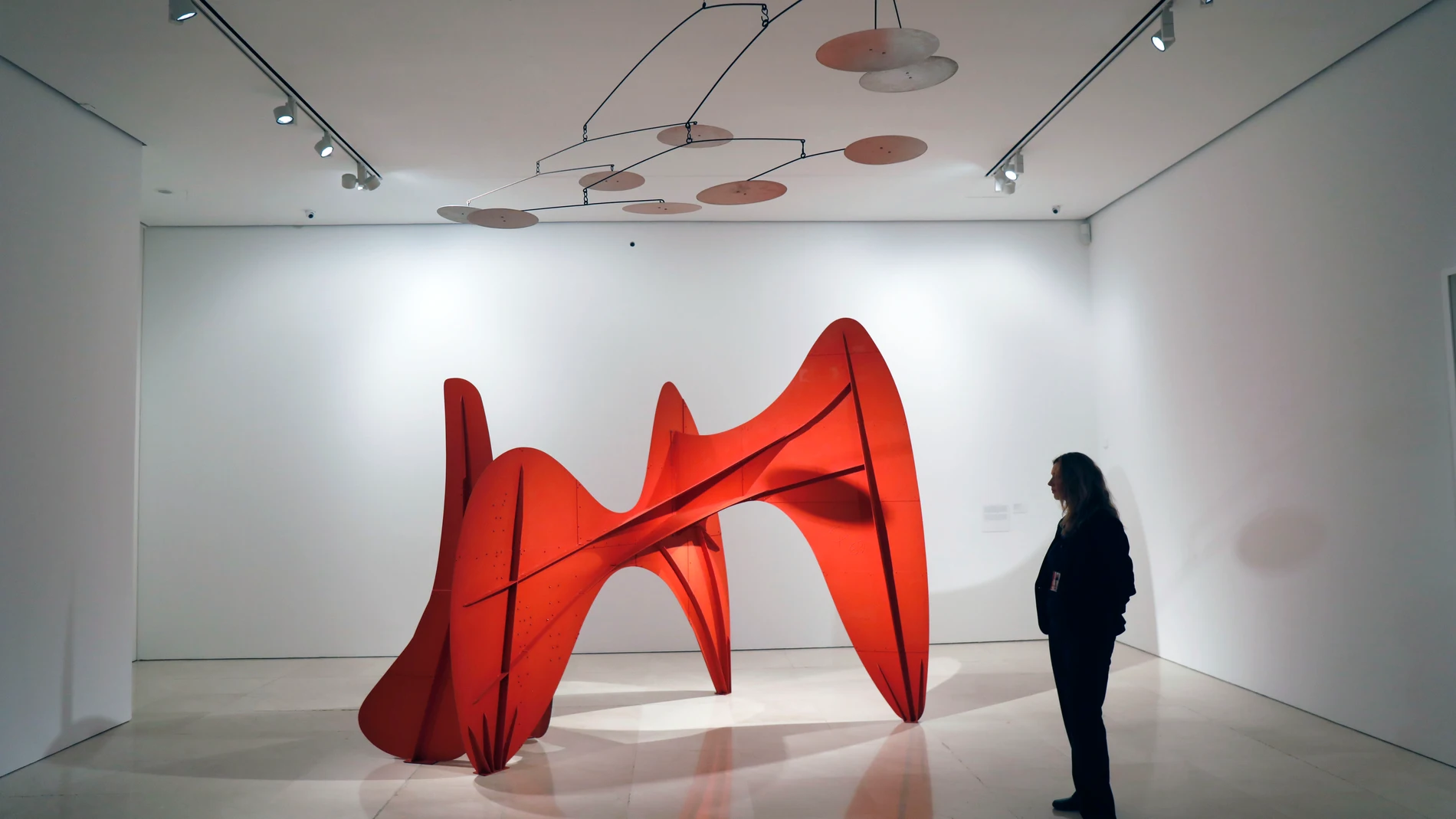 Una persona contempla la nueva exposición de "Calder-Picasso", en el Museo Picasso de la capitalMLG 23-09-2019.-Varios personas contemplan la nueva exposición de 'Calder-Picasso', en el Museo Picasso de la capital.-ÁLEX ZEA. (Foto de ARCHIVO)9/23/2019