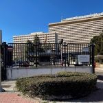 Entrada al Hospital Gómez Ulla de Madrid