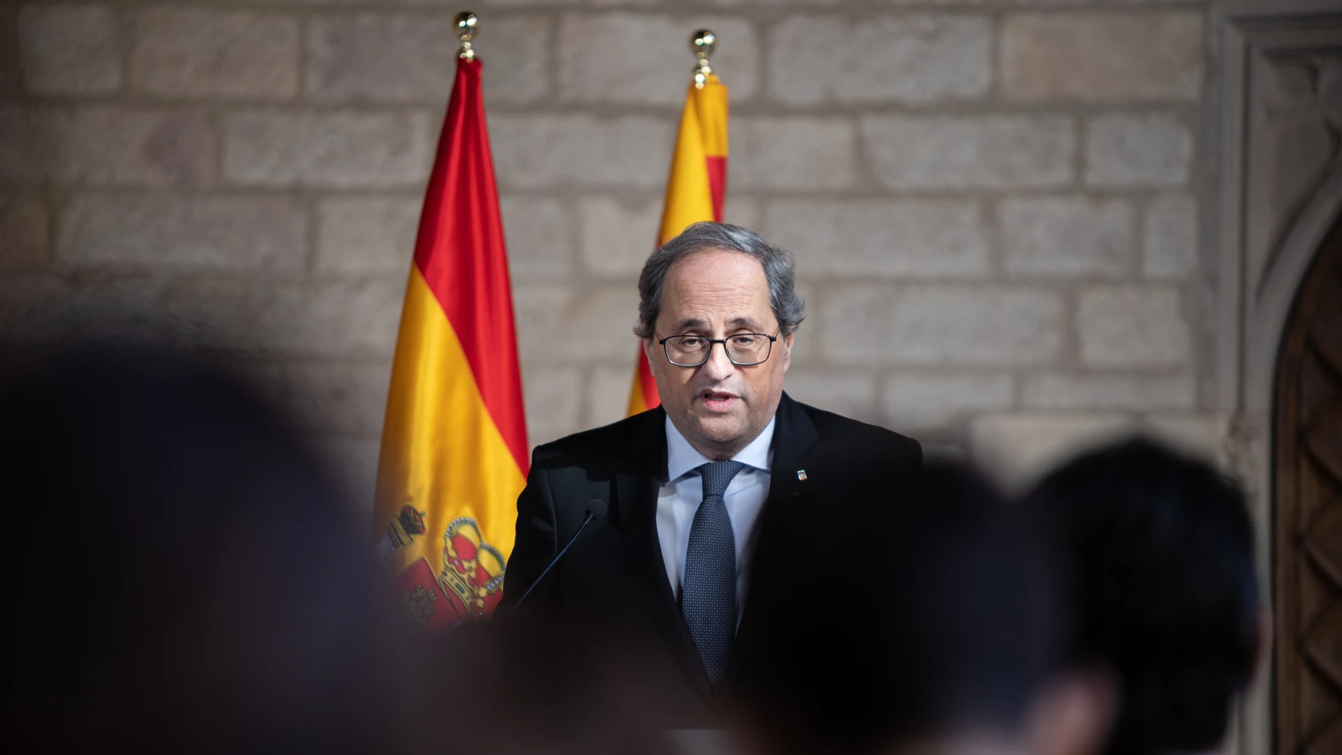 Reunión en Barcelona entre el presidente del Gobierno, Pedro Sánchez y el president de la Generalitat, Quim Torra