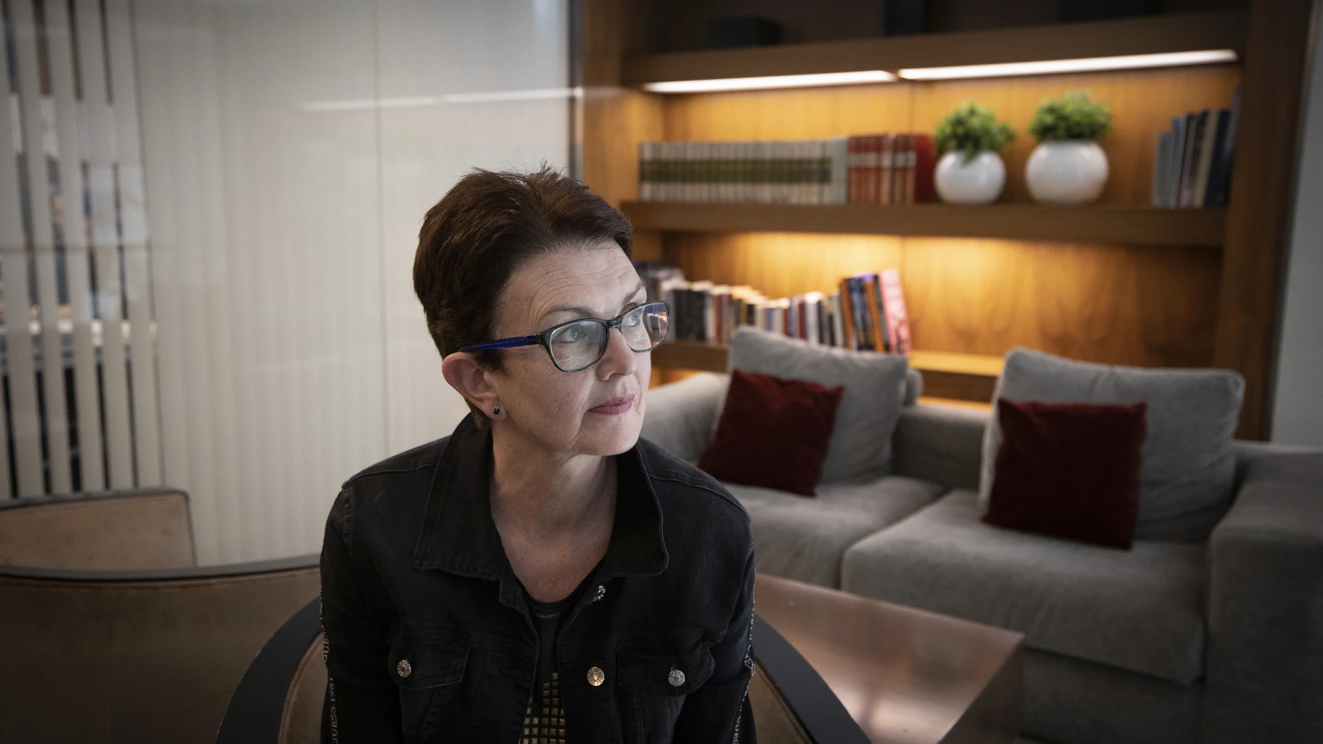 La escritora Patricia Gibney