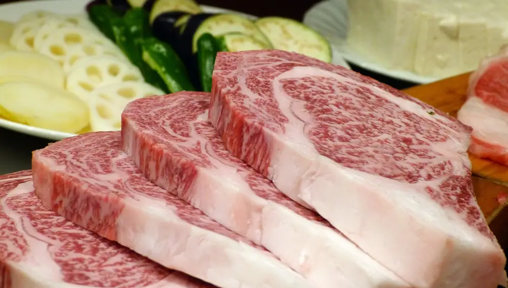 Carne de Kobe, un bocado basta para derretirnos el paladar.