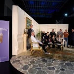Parte del elenco y del equipo artístico de la obra «Agrippina» durante su presentación en el Teatro de la Maestranza de Sevilla