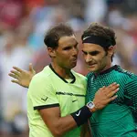 Rafa Nadal y Roger Federer llevan años compartiendo rivalidad y amistad.MATT HAZLETT/BNP PARIBAS OPEN) (Foto de ARCHIVO)16/03/2017
