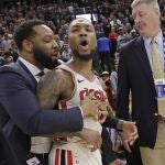 Damian Lillard, estrella de los Blazers, indignado tras el partido