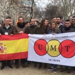 Manifestación de militares en Madrid