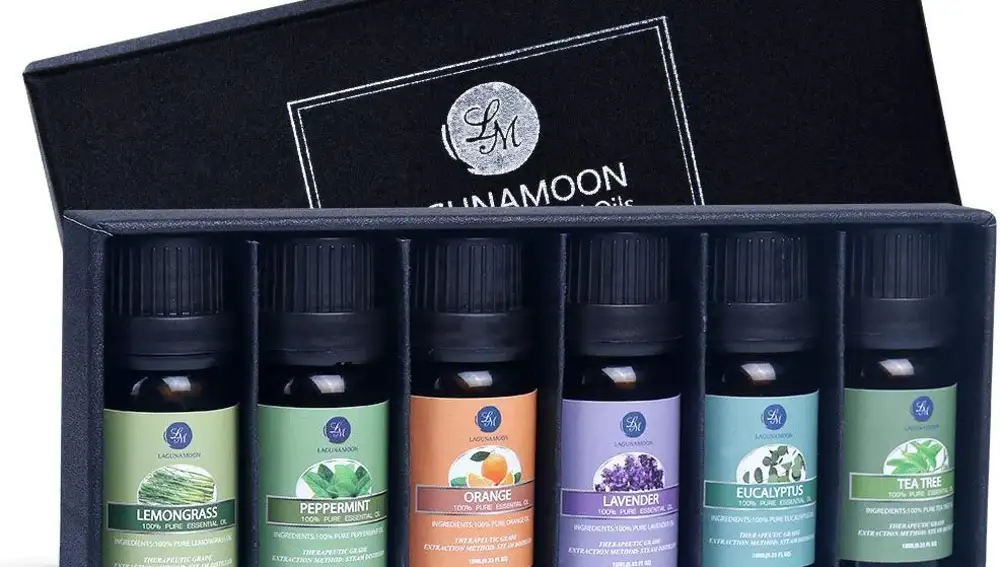 Caja de aceites esenciales en promoción