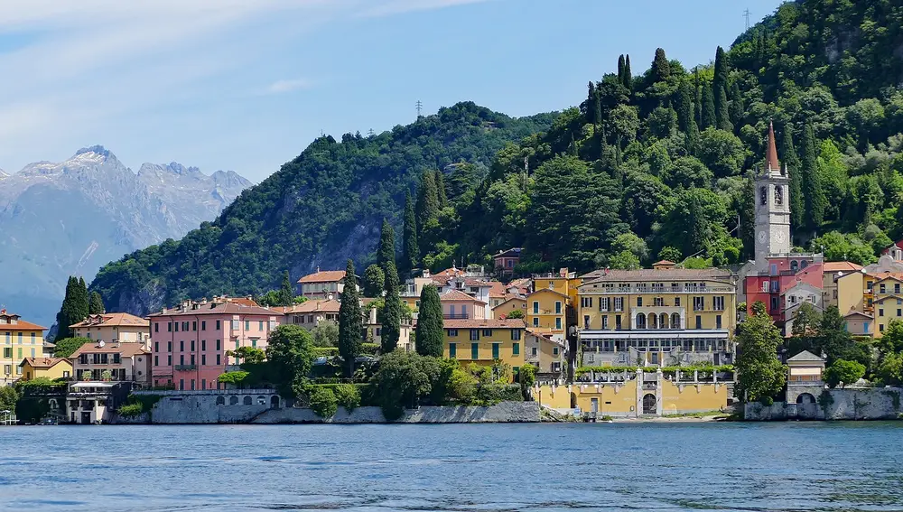 Vista de Varenna, a las orillas del Como.
