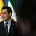 El presidente de la Junta, Juanma Moreno
