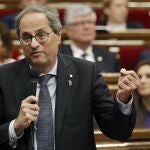 El presidente de la Generalitat, Quim Torra