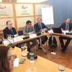 El secretario General de Empresa, Innovación y Emprendimiento de la Consejería de Economía, Manuel Ortigosa, interviene ante las comisiones de Agenda Digital y Economía del Conocimiento de la CEA