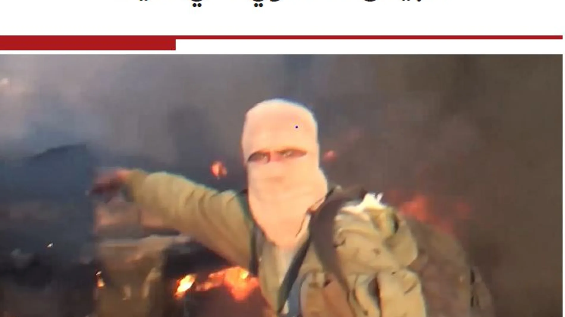 Imagen del último boletín de Isis, en el que se lanza la maldición