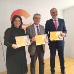 Margarita del Cid, Francisco Salado y Luis Callejón Suñé en la presentación del Plan de Marketing 2020-2023