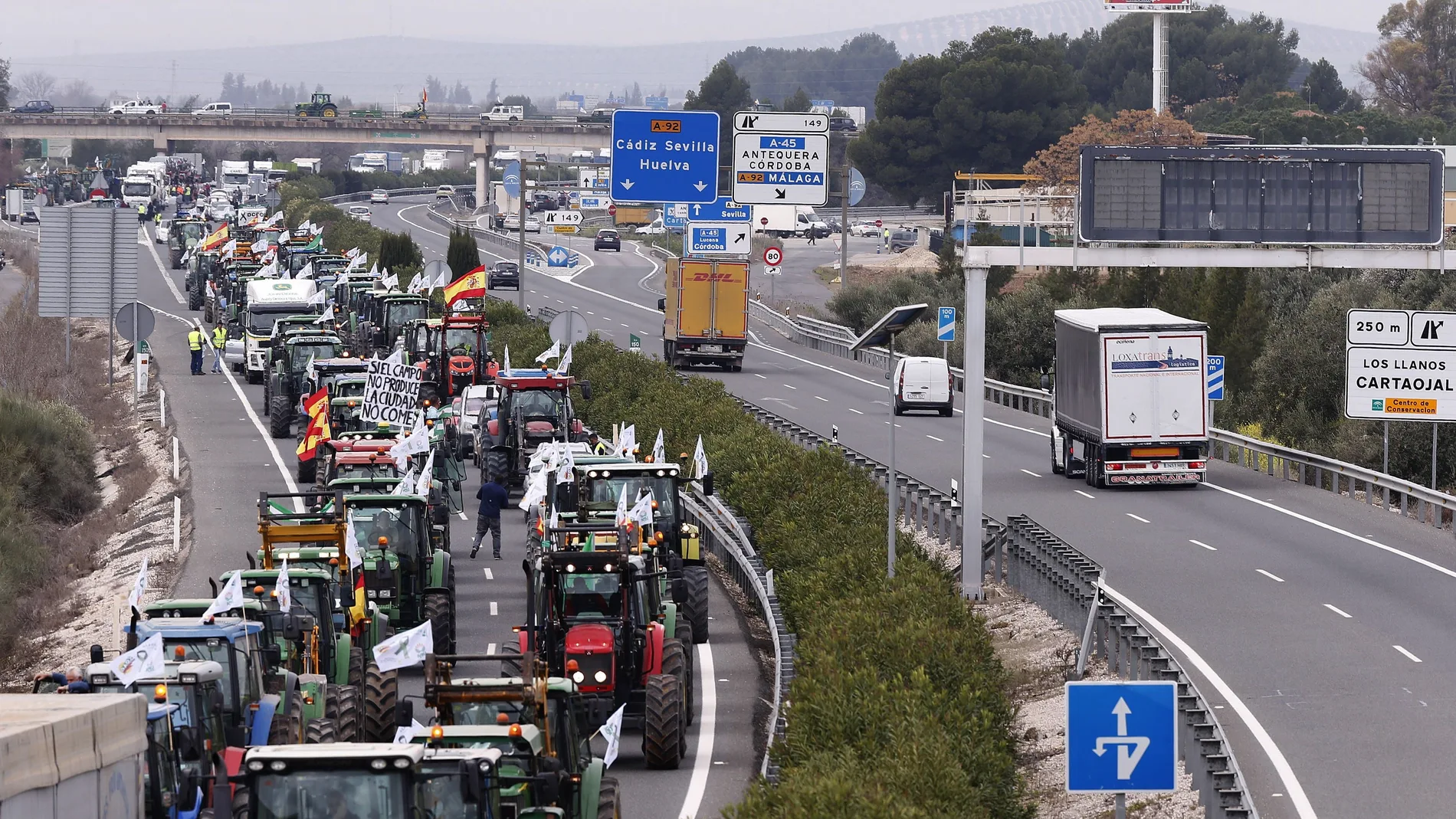 Sindicatos agrarios convocan tractorada reivindicativa