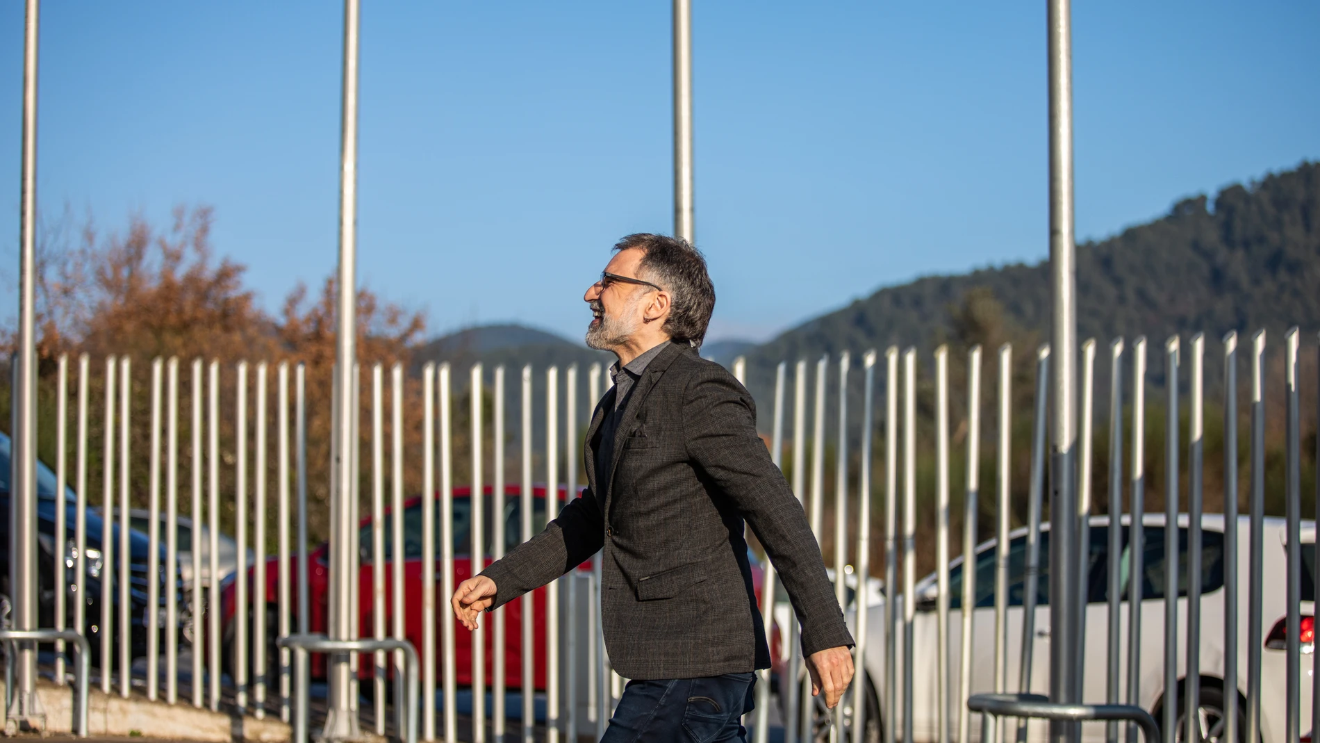 Primer día de trabajo de Jordi Cuixart en la empresa Aranow